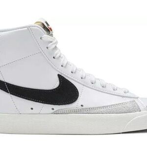 Never been worn! Size 10.5 Nike Women's White and Black High-Top Sneakers